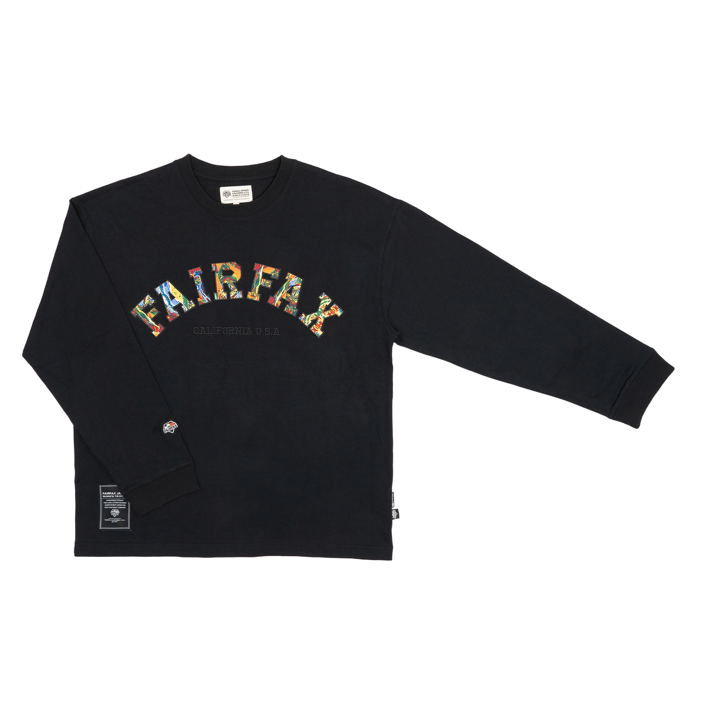 FXFW23-LS05 "reimagined" EMBROIDERED COLLEGE SLEEVE TEE