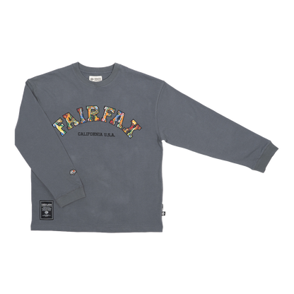 FXFW23-LS05 "reimagined" EMBROIDERED COLLEGE SLEEVE TEE